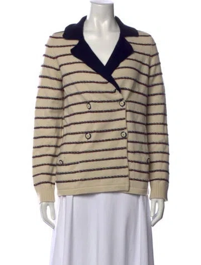Pre-owned Chanel 2014 Cashmere Sweater In Neutrals