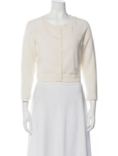 Pre-owned Chanel 2014 Cashmere Sweater In Neutrals