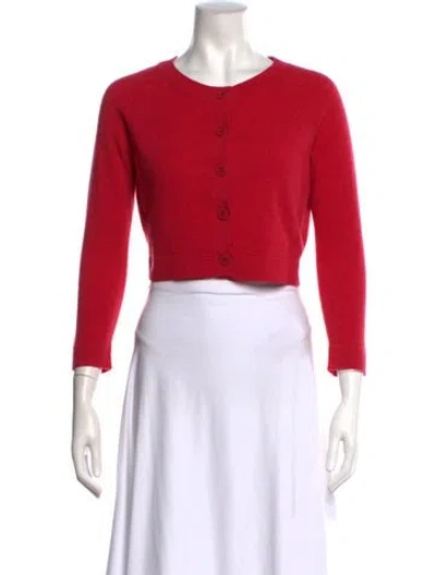 Pre-owned Chanel 2014 Cashmere Sweater In Pink