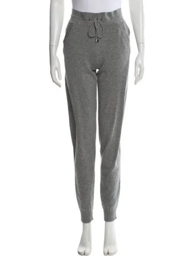 Pre-owned Chanel 2014 Cashmere Sweatpants In Gray
