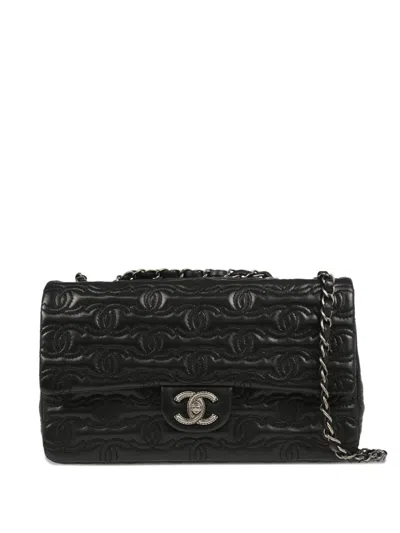 Pre-owned Chanel 2014 Classic Flap Shoulder Bag In Black