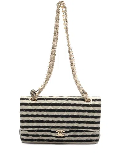 Pre-owned Chanel 2014 Coco Sailor Shoulder Bag In Black