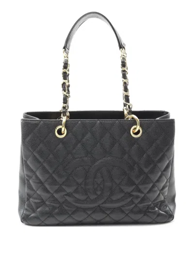 Pre-owned Chanel 2014 Large Matelasse Chain Tote Bag