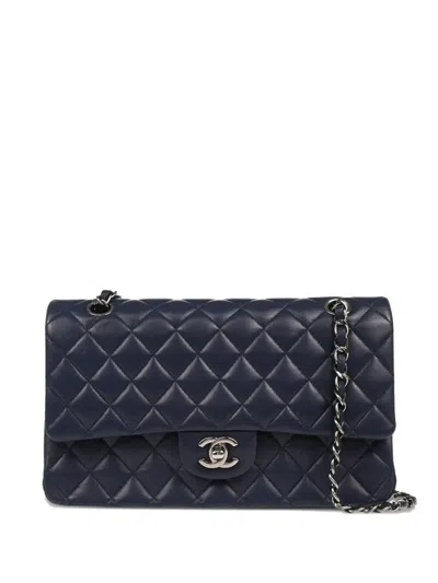 Pre-owned Chanel 2014 Medium Double Flap Leather Shoulder Bag