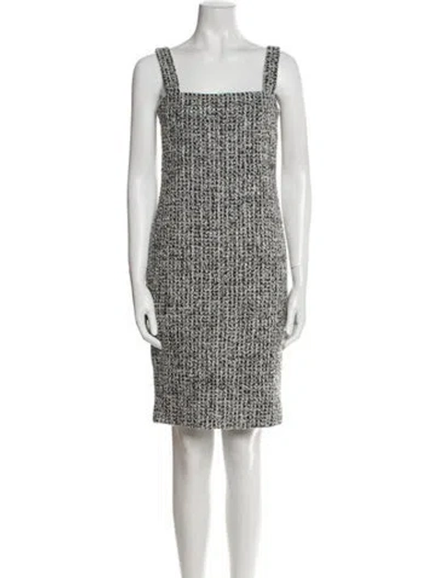 Pre-owned Chanel 2014 Mini Dress In Black