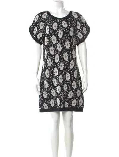 Pre-owned Chanel 2014 Mini Dress In Black