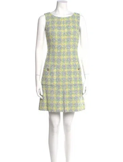 Pre-owned Chanel 2014 Mini Dress In Multi