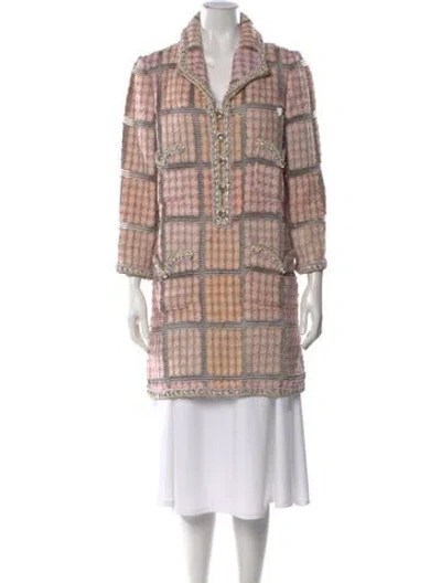 Pre-owned Chanel 2014 Mini Dress In Pink