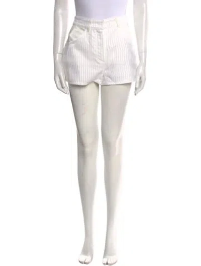 Pre-owned Chanel 2014 Mini Shorts In Neutral