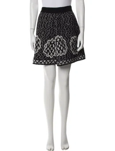Pre-owned Chanel 2014 Mini Skirt In Black