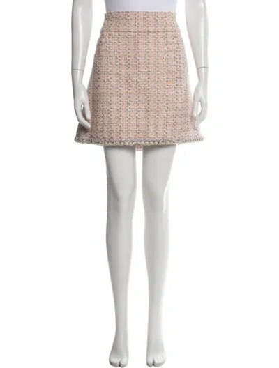 Pre-owned Chanel 2014 Mini Skirt In Multi