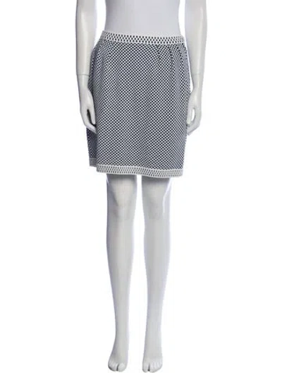 Pre-owned Chanel 2014 Mini Skirt In White