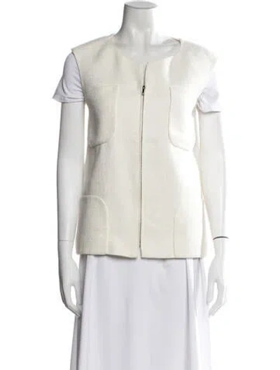 Pre-owned Chanel 2014 Nylon Vest In Neutral