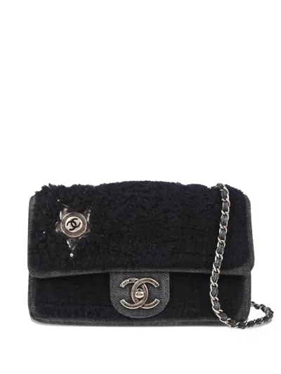 Pre-owned Chanel 2014 Paris Dallas Shoulder Bag In Black