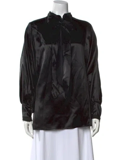 Pre-owned Chanel 2014 Paris-dallas Blouse In Black