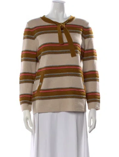 Pre-owned Chanel 2014 Paris-dallas Sweater In Brown