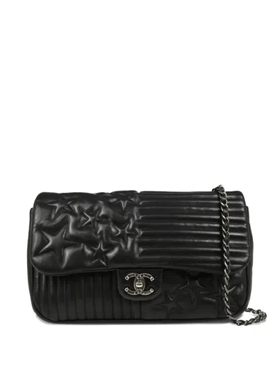 Pre-owned Chanel 2014 Star Stitch Shoulder Bag