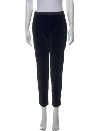 Pre-owned Chanel 2014 Straight Leg Pants In Black