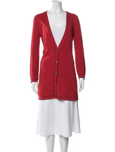Pre-owned Chanel 2014 Sweater In Red