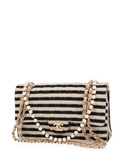Pre-owned Chanel 2014 Timeless Classic Perlée Tote Bag In Neutrals