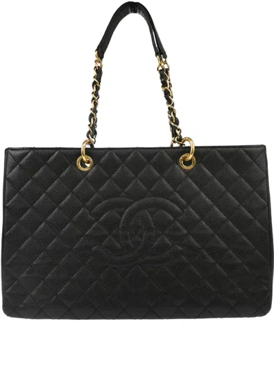 Pre-owned Chanel 2014 Timeless Tote Bag In Black