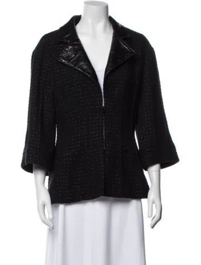 Pre-owned Chanel 2014 Tweed Evening Jacket In Multi
