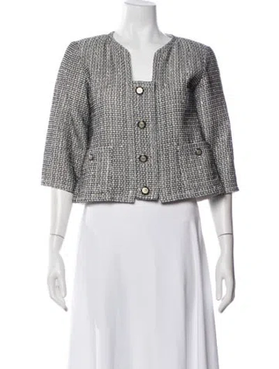 Pre-owned Chanel 2014 Tweed Jacket In Multi