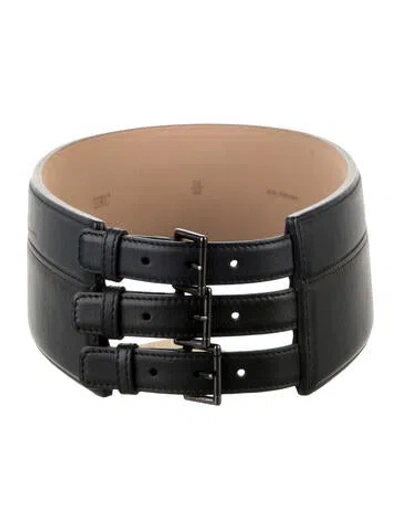 Pre-owned Chanel 2014 Wide Waist Belt In Multi