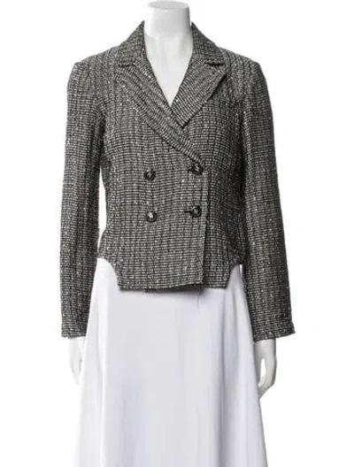 Pre-owned Chanel 2014 Wool Blazer In Black