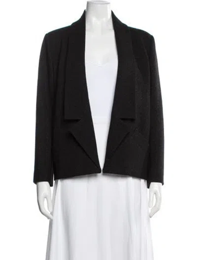 Pre-owned Chanel 2014 Wool Blazer In Black