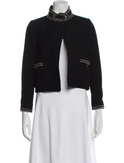 Pre-owned Chanel 2014 Wool Jacket In Black