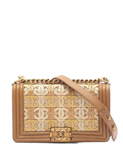 Chanel 2014-2015 Boy  Dubai Exclusive Shoulder Bag In Blue