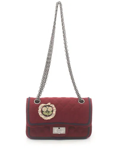 Pre-owned Chanel 2015-2016 2.55 Shoulder Bag In Red