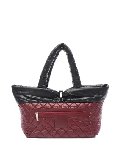 Pre-owned Chanel 2015-2016 Coco Cocoon Tote Bag In Black