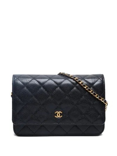 Pre-owned Chanel 2015-2016 Flap Chain Wallet Handbag