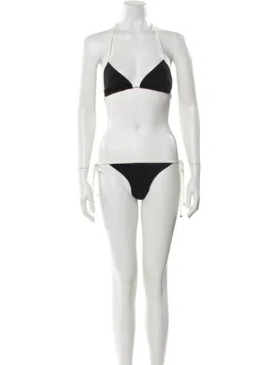 Pre-owned Chanel 2015 Bikini In Black