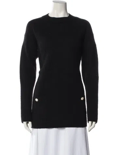 Pre-owned Chanel 2015 Cashmere Sweater In Black