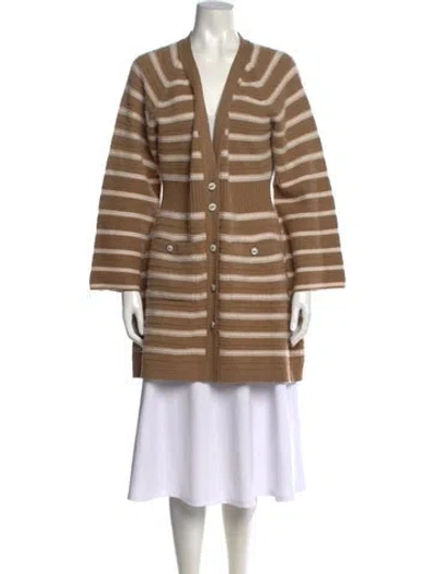 Pre-owned Chanel 2015 Cashmere Sweater In Brown