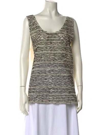 Pre-owned Chanel 2015 Cashmere Sweater In Neutral