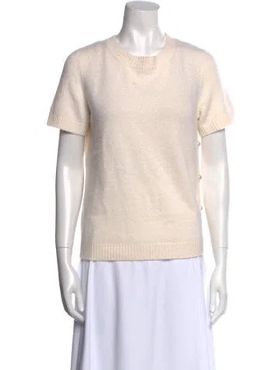 Pre-owned Chanel 2015 Cashmere Sweater In Neutral