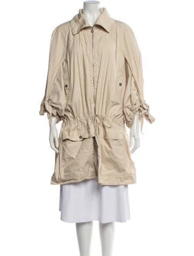 Pre-owned Chanel 2015 Coat In Neutrals