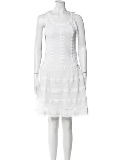 Pre-owned Chanel 2015 Knee-length Dress In Neutral