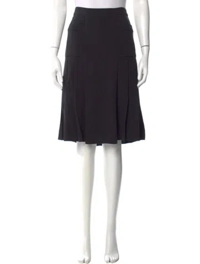 Pre-owned Chanel 2015 Knee-length Skirt In Black