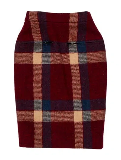 Pre-owned Chanel 2015 Knee-length Skirt In Red