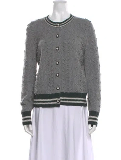 Pre-owned Chanel 2015 Métiers D'art Paris-salzburg Sweater In Gray