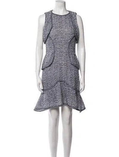 Pre-owned Chanel 2015 Mini Dress In Black