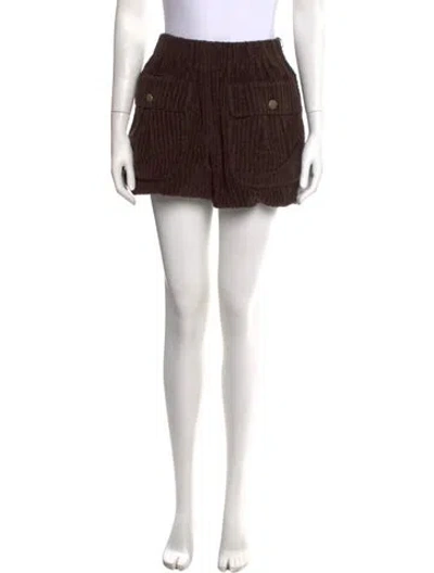 Pre-owned Chanel 2015 Mini Shorts In Brown