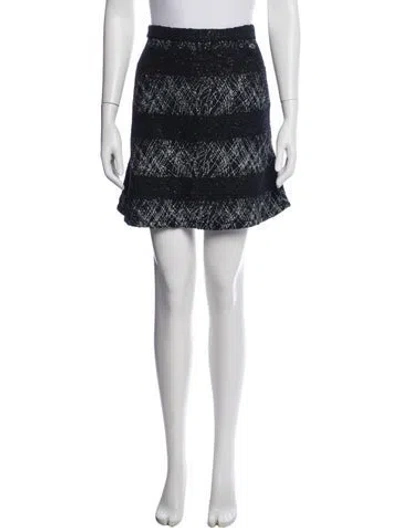 Pre-owned Chanel 2015 Mini Skirt In Black