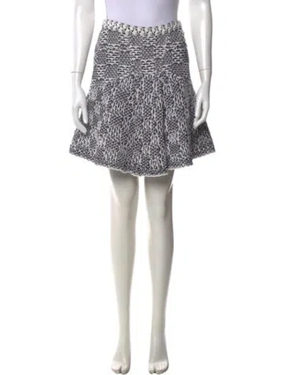 Pre-owned Chanel 2015 Mini Skirt In Grey