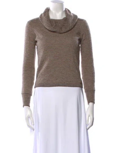 Pre-owned Chanel 2015 Mohair Sweater In Neutral